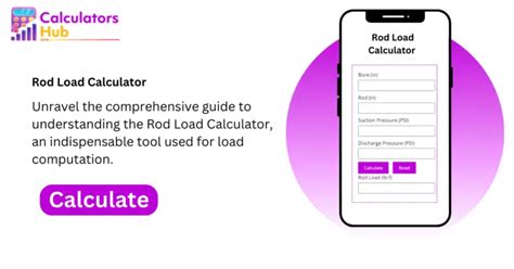 Rod Load Calculator | An Essential Tool in Mechanical Engineering