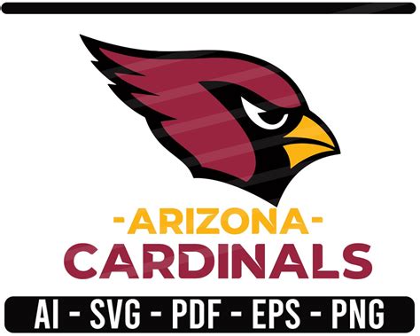 Arizona Cardinals Logo SVG NFL sports Football cut file for | Etsy