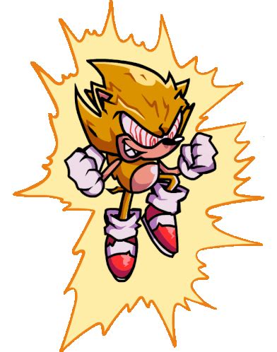 Fleetway Super Sonic Sticker – Fleetway Super Sonic Fnf – GIFs ...