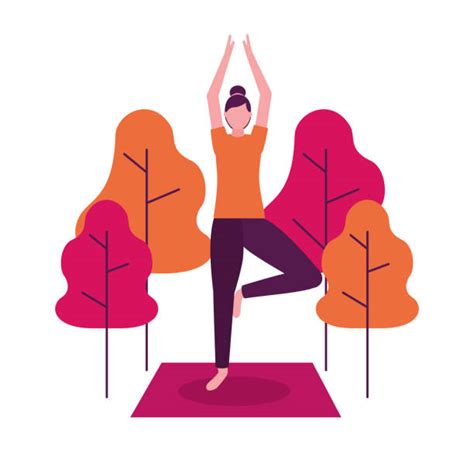 Senior Yoga Balance Illustrations, Royalty-Free Vector Graphics & Clip Art - iStock