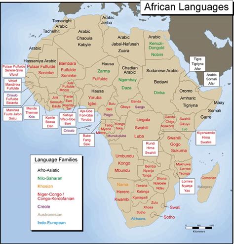 Map 1: African Languages – Exploring Africa