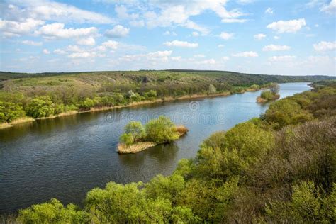 View of Southern Bug River in Myhiya, Ukraine. Landscape of the Stock ...