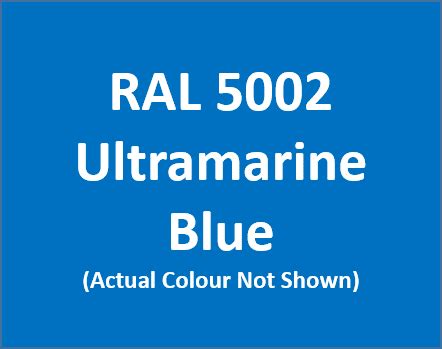 RAL 5002GL Ultramarine Blue – Ag-kote™ Low-Bake Coarse Ripple Texture ...