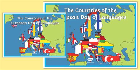 European Day of Languages Poster - Display Resources