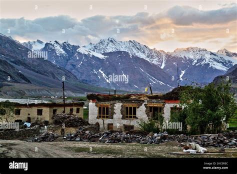 Traditional houses in the Abran village in Zanskar, Ladakh, Jammu and Kashmir, India. (Photo by ...