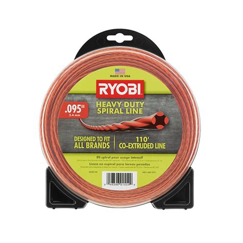 RYOBI .095 In. X 110 Ft. Spiral Co-Extruded Trimmer Line