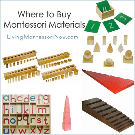 Where to Buy Montessori Materials