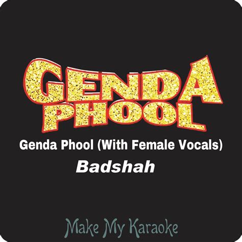 Genda Phool (With Female Vocals) Karaoke | Badshah Karaoke