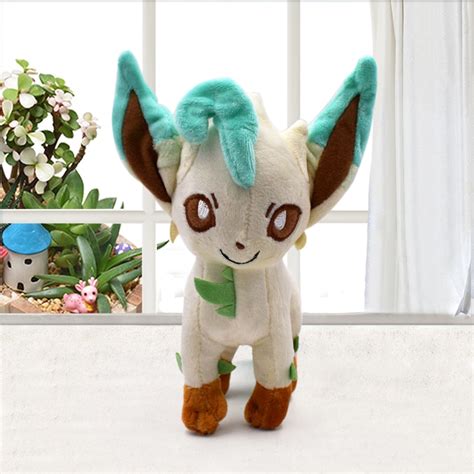 Eevee Leafeon Plush Stuffed Toys (19cm) - Online Shop