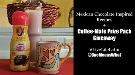 Abuelita Mexican Chocolate Coffee-Mate Creamer Recipes #LiveLifeLatin #Coffee #MexicanChocolate