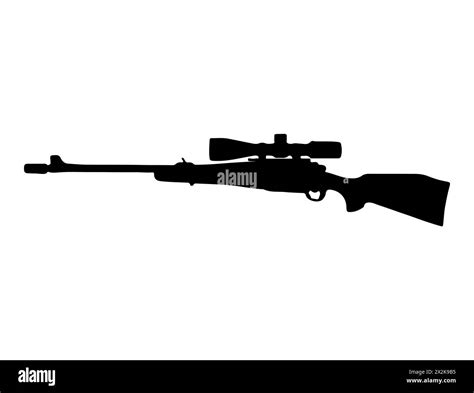Hunting gun silhouette vector art Stock Vector Image & Art - Alamy