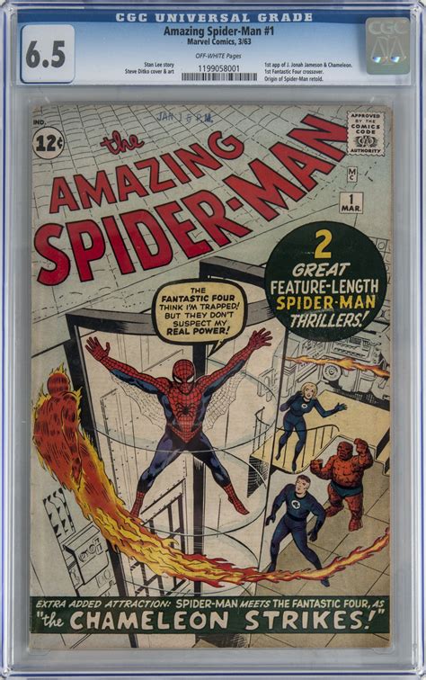 Lot Detail - 1963 Marvel Comics “The Amazing Spider-Man” #1 – Spider-Man’s First Appearance in ...