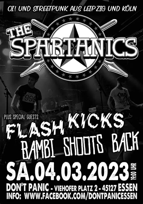 Concert The Spartanics - 04/03/2023 - Essen - Don't Panic - Allemagne