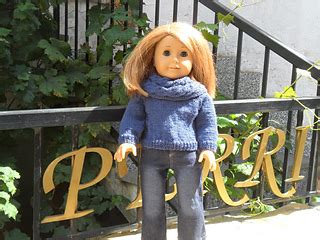 Ravelry: American Girl Doll School Sweater pattern by Patricia Renwick