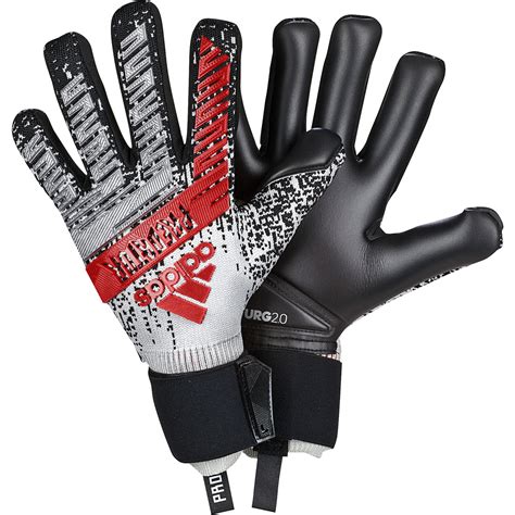 Gants gardien adidas Predator Pro gris rouge sur Foot.fr