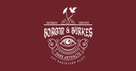 Borgin and Burkes - Harry Potter Fan - Sticker | TeePublic