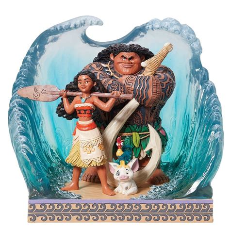 Jim Shore Disney Traditions: Moana Movie Poster Scene Figurine#N ...