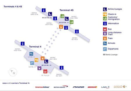 Madrid-Barajas-T4-T4S-Airport-Map | Terminal 4 and T4S Map a… | Flickr