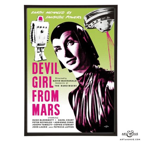 Devil Girl from Mars Poster | Stylish Sci-fi Pop Art | Art & Hue