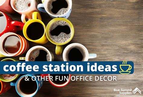 Office Coffee Station Ideas (and Other Fun Office Décor)