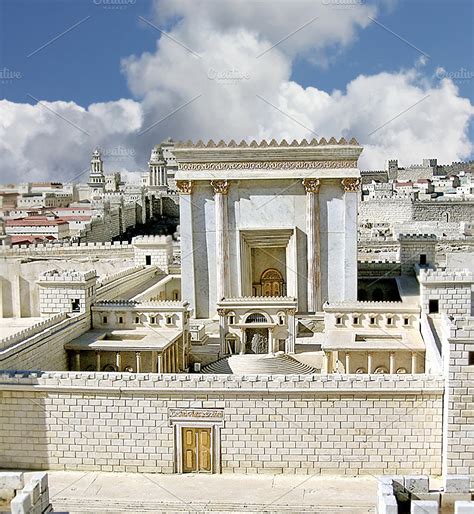 Second Temple. Ancient Jerusalem | High-Quality Architecture Stock Photos ~ Creative Market