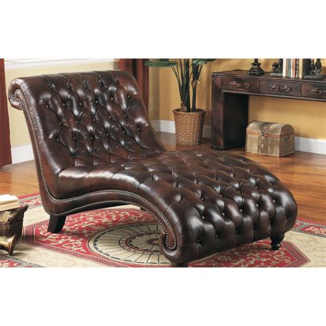 Lazzaro Leather Chaise Lounge & Reviews | Wayfair