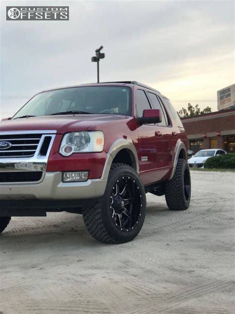 12 2006 Explorer Ford Supreme Suspension Lift 3in Fuel Maverick Black | Ford explorer, Ford ...