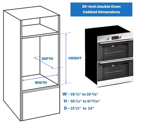 Double Oven Dimensions (Standard & Top Brand Sizes) - Designing Idea