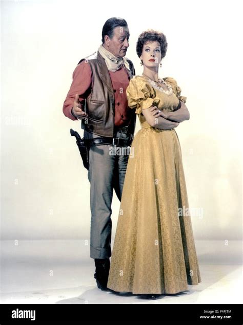 John Wayne and Maureen O'Hara / McLINTOCK ! / 1963 directed byAndrew V. McLaglen [United Artists ...