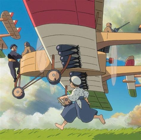 𝚃𝚑𝚎 𝚆𝚒𝚗𝚍 𝚁𝚒𝚜𝚎𝚜 in 2023 | Studio ghibli movies, Ghibli art, Anime movies