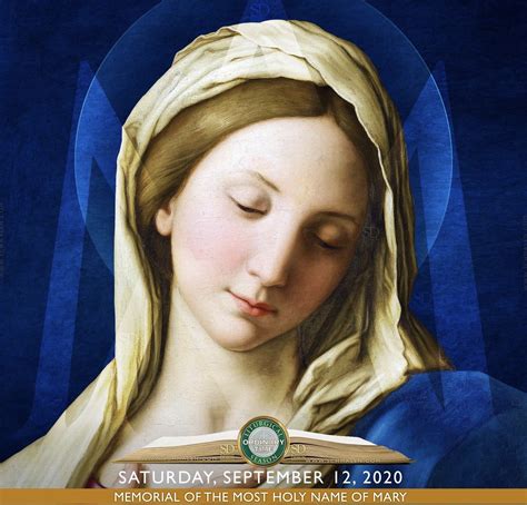 Memorial of the Most Holy Name of Mary Feast Day: September 12th – crossabegballymurnchurch.ie