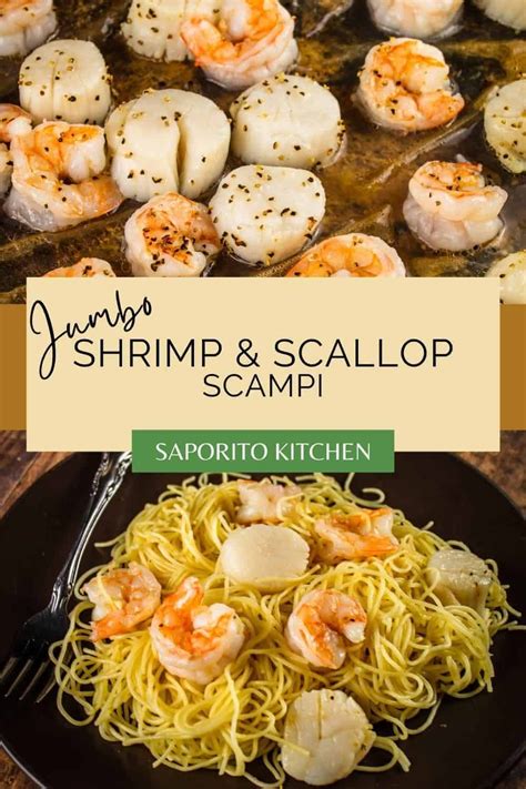 Jumbo shrimp and scallop scampi – Artofit