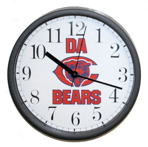 Chicago Bears Wall Clock | Etsy