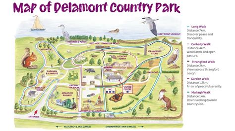 Delamont Country Park Map: The Official Tourism Website