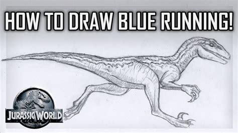 Velociraptor Blue Running