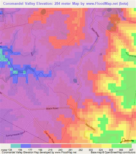 Elevation of Coromandel Valley,Australia Elevation Map, Topography, Contour