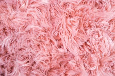 Pink sheepskin pink fur texture containing fur, textile, and background | Abstract Stock Photos ...