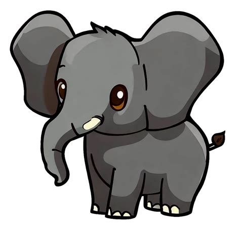 Drawing Of A Baby Elephant