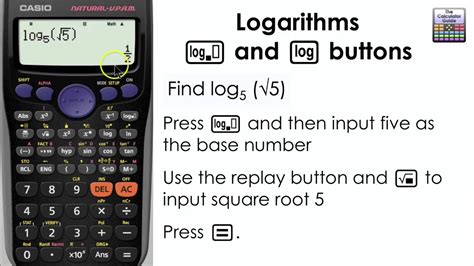 Logarithms. How to find the log of any base on the calculator! (Casio fx-83GT PLUS, fx-85GT ...