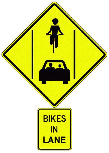 Santa Cruz council approves "Bikes In Lane" sign for Missi… | Flickr