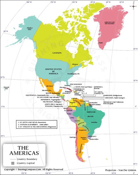 Americas Map