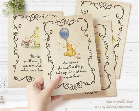 Classic Winnie the Pooh Quotes Baby Shower Centerpiece - Etsy