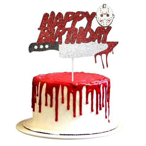 Buy Have A Killer Birthday Cake Topper Jason Friday the 13th Birthday Party Decorations Cake ...