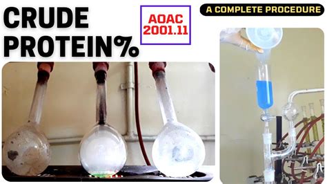 Determination of Crude Protein Content (Part-1)_A Complete Procedure (AOAC 2001.11) - YouTube