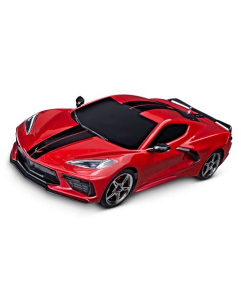 TRAXXAS 93054-4-RED 4-TEC 3.0, C8 CORVETTE BODY - HobbyQuarters