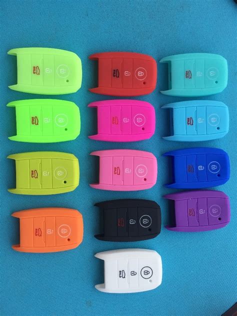 3 Buttons Silicone Car Remote Key Fob Shell Cover Case For Kia Rio Ceed Soul Sportage Sorento ...