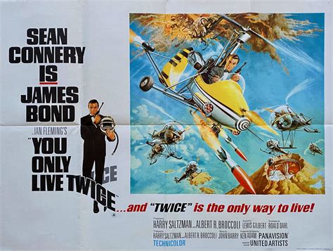 Original James Bond: You Only Live Twice Movie Poster - Sean Connery