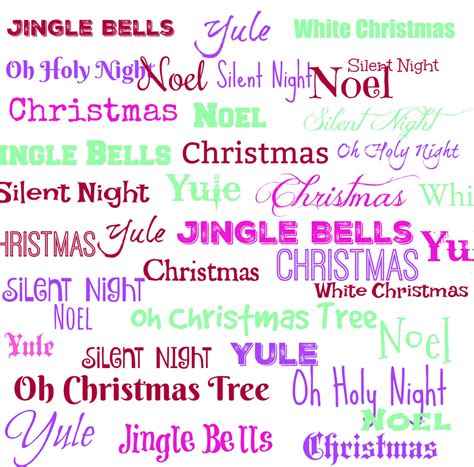 Christmas Songs And Words Free Stock Photo - Public Domain Pictures