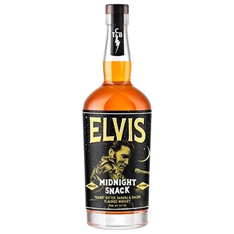 Buy Elvis Midnight Snack Peanut Butter, Banana & Bacon Flavored Whiskey ...