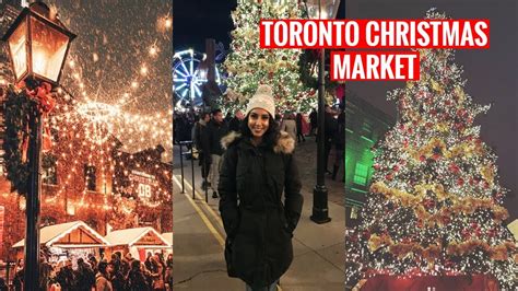 EXPLORING TORONTO | Christmas Market & The Distillery District - YouTube